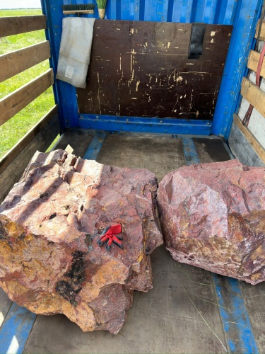 Ландшафтные глыбы красно-фиолетовые 200-1000 килограмм купить в Елабуге