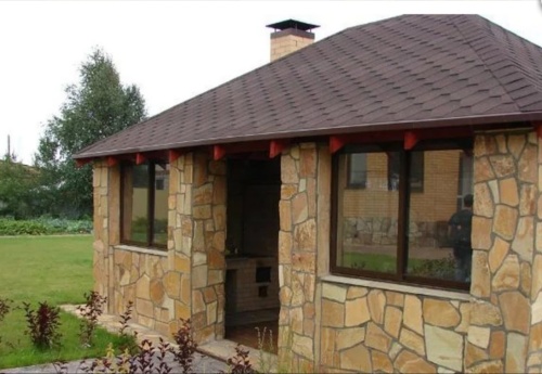 Плитняк златолит жёлтый золотистый для фасада 1,5-3см купить в Елабуге