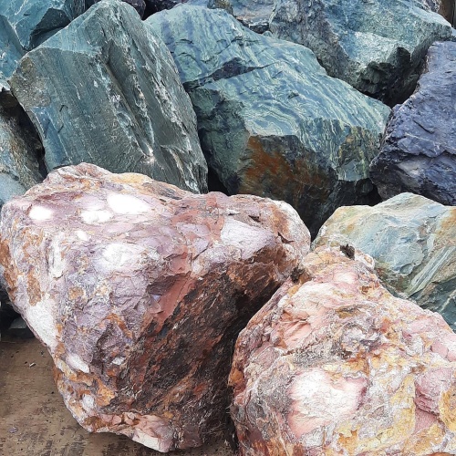 Ландшафтные глыбы красно-фиолетовые 200-1000 килограмм купить в Елабуге