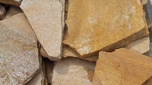 Плитняк златолит жёлтый для фасада 1,5-3 см купить в Елабуге