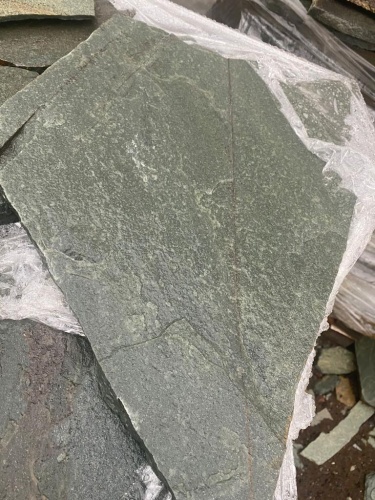 Плитняк златолит зелёный для цоколя, отмостки купить в Елабуге