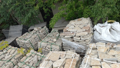 Гранитный плитняк галтованный для парковки купить в Елабуге