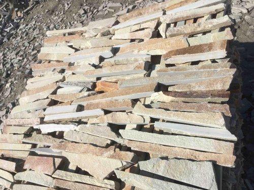 Горбушка златолит золотистый для облицовки купить в Елабуге