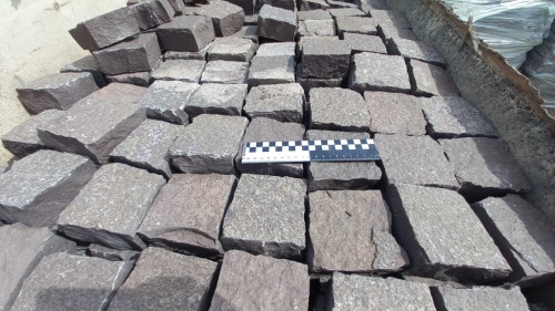 Лемезит колотая брусчатка 10 * 10 см. для парковки купить в Елабуге